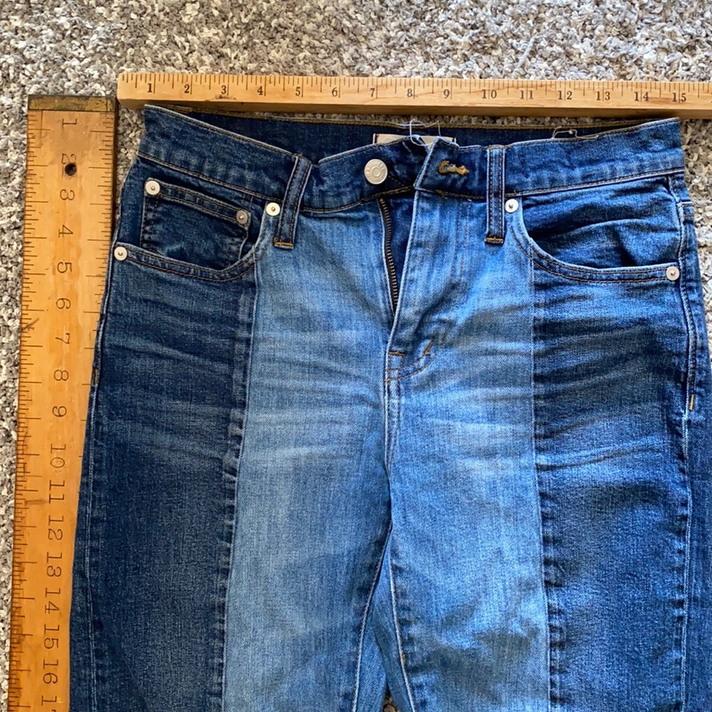 Madewell 2-tone Cruiser Straight jeans